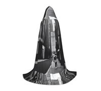 XZDAL a Urban Vibes Cape à capuche longue pour adolescent - Costume pour cosplay, bal masqué, carnaval, fête - Taille L