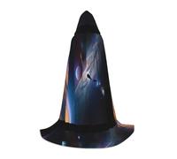 XZDAL Cape longue à capuche pour adolescents - Un univers fascinant - Pour cosplay, bal masqué, carnaval, fête