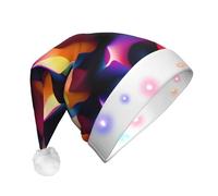 XZDAL Chapeau de Noël lumineux en trois dimensions pour adulte - Accessoires de costume de vacances de Père Noël
