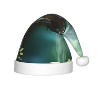 XZDAL Chapeau de Père Noël Little Bridge in the East au toucher lisse pour fête de vacances Accessoires de costume Décoration