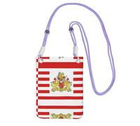 XZDAL Drapeau du Sénat de Brême - Sac à bandoulière pour téléphone portable - Noir - Pour femme - Tendance et réglable - Léger pour un usage quotidien, violet, Taille unique