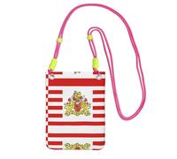 XZDAL Drapeau du Sénat de Brême - Sac à bandoulière pour téléphone portable - Noir - Pour femme - Tendance et réglable - Léger pour un usage quotidien, Fuchsia, Taille unique