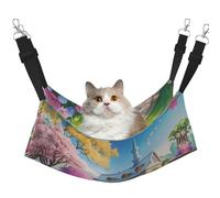 XZDAL Hamac de conte de fées licorne doux et velouté L pour animal domestique, réglable avec crochets métalliques, double face pour un confort ultime