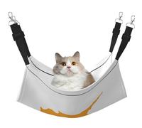 XZDAL Hamac doux et velouté de Chypre pour chat réglable avec crochets métalliques double face pour un confort ultime