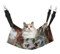 XZDAL Hamac koala doux et velouté pour chat avec crochets en métal, double face pour un confort ultime