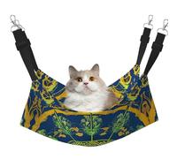 XZDAL Hamac Totem Yin Yang Velouté Doux L pour Animaux de Compagnie Chat Réglable avec Crochets Métalliques Double Face pour un Confort Ultime