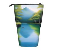 XZDAL Serene Waters Trousse à crayons avec design extensible, portable et légère, pour papeterie, petits objets