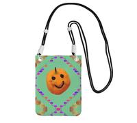 XZDAL Smiley Citrus Sac à bandoulière pour téléphone portable Noir pour femme, tendance et réglable, léger pour un usage quotidien, Noir , Taille unique
