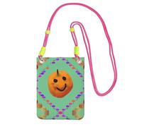XZDAL Smiley Citrus Sac à bandoulière pour téléphone portable Noir pour femme, tendance et réglable, léger pour un usage quotidien, Fuchsia, Taille unique