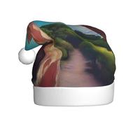 XZDAL Travel Dreams Chapeau de Noël en peluche pour adulte Accessoire de déguisement pour festivals et événements