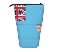 XZDAL Trousse à crayons avec motif drapeau des Fidji - Portable et légère - Rangement pour articles de papeterie et petits objets