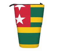 XZDAL Trousse à crayons drapeau du Togo avec design extensible, portable et légère pour ranger des articles de papeterie, petits objets