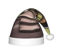 XZDAL Un chapeau de Père Noël doux au toucher pour les fêtes de fin d'année, accessoire de costume de décoration