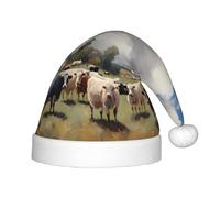 XZDAL Une grande ferme. Chapeau de Père Noël doux au toucher pour les fêtes de fin d'année, accessoires de costume de décoration