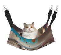 XZDAL Velvety Soft a Travel Dreams Hamac M pour animal domestique réglable avec crochets métalliques double face pour un confort ultime