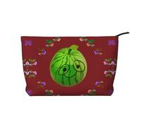 XZDCAL Big Eye Trousse de maquillage en velours côtelé avec doublure robuste pour voyage et usage quotidien, noir, taille unique, Noir , Taille unique