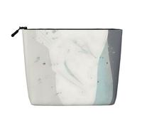 XZDCAL Blue and White Art Trousse de maquillage monocouche aspect lin avec fermeture éclair pour répondre à vos besoins quotidiens ou de voyage, noir, taille unique, Noir , Taille unique