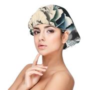 XZDCAL Clouds and Mountains Bonnet de nuit en satin pour adulte - Doux pour la protection des cheveux et la coiffure - Noir - Taille unique