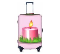 XZDCAL Housse de valise à bougie rose. La housse ne comprend pas la valise elle-même, blanc, XL