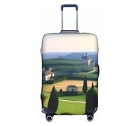 XZDCAL Housse de valise à motif paysages français. La housse ne comprend pas la valise elle-même, blanc, XL