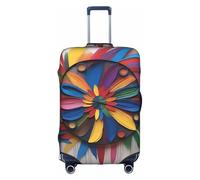 XZDCAL Housse de valise Artistic Flair. La housse ne comprend pas la valise elle-même, blanc, M