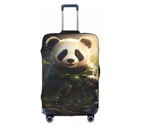 XZDCAL Housse de valise avec motif panda mignon. La housse ne comprend pas la valise elle-même, blanc, L