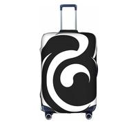 XZDCAL Housse de valise avec symbole Yin Yang. La housse ne comprend pas la valise elle-même, blanc, S