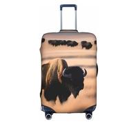 XZDCAL Housse de valise Buffalo Plains. La housse ne comprend pas la valise elle-même, blanc, L