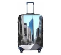 XZDCAL Housse de valise City Street. La housse ne comprend pas la valise elle-même, blanc, XL