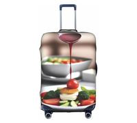 XZDCAL Housse de valise Culinary Bliss. La housse ne comprend pas la valise elle-même, blanc, XL