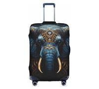 XZDCAL Housse de valise éléphant Eerie - La housse ne comprend pas la valise elle-même, blanc, XL