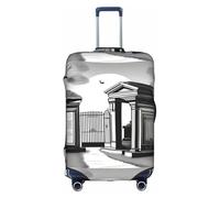 XZDCAL Housse de valise GraveyardGala. La housse ne comprend pas la valise elle-même, blanc, S