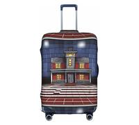 XZDCAL Housse de valise HauntedHouseEve. La housse ne comprend pas la valise elle-même, blanc, L