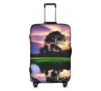 XZDCAL Housse de valise Nature's Beauty - La housse ne comprend pas la valise elle-même, blanc, L