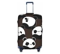 XZDCAL Housse de valise panda torsadée. La housse ne comprend pas la valise elle-même, blanc, M