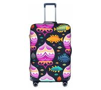 XZDCAL Housse de valise poisson tropical. La housse ne comprend pas la valise elle-même, blanc, S