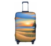 XZDCAL Housse de valise Prairie Horizons. La housse ne comprend pas la valise elle-même, blanc, L