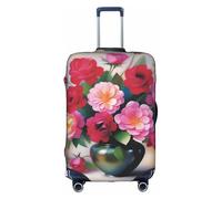 XZDCAL Housse de valise Romance Blooms. La housse ne comprend pas la valise elle-même, blanc, L