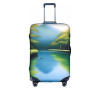 XZDCAL Housse de valise Serene Waters. La housse ne comprend pas la valise elle-même, blanc, XL
