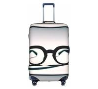 XZDCAL Housse de valise ShadowySpectacles. La housse ne comprend pas la valise elle-même, blanc, M