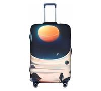 XZDCAL Housse de valise Space Journey. La housse ne comprend pas la valise elle-même, blanc, M