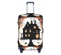 XZDCAL Housse de valise SpookySoiree. La housse ne comprend pas la valise elle-même, blanc, XL