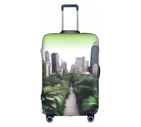 XZDCAL Housse de valise Urban Jungle. La housse ne comprend pas la valise elle-même, blanc, XL