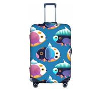XZDCAL Housse de valise Weird Fish. La housse ne comprend pas la valise elle-même, blanc, XL