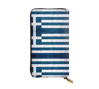 XZDCAL Portefeuille long en cuir tendance pour filles et femmes avec plusieurs compartiments, noir, taille unique, Noir , Taille unique