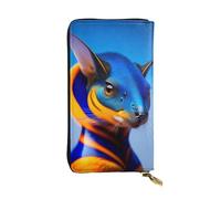 XZDCAL Style moebius Portefeuille long en cuir tendance pour filles et femmes avec plusieurs compartiments, noir, taille unique, Noir , Taille unique