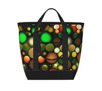 XZDCAL Texture Sac fourre-tout isotherme de grande capacité pour femme, sac fourre-tout universel camouflage, pour les courses, le déjeuner et les pique-niques, noir, taille unique, Noir , Taille