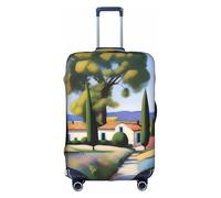 XZDCAL Une housse de valise à motif paysages français. La housse ne comprend pas la valise elle-même, blanc, XL