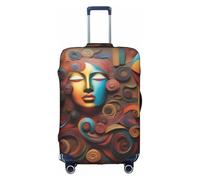 XZDCAL Une housse de valise Artistic Wonder. La housse ne comprend pas la valise elle-même, blanc, XL