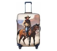 XZDCAL Une housse de valise Cowboy Heritage. La housse ne comprend pas la valise elle-même, blanc, M